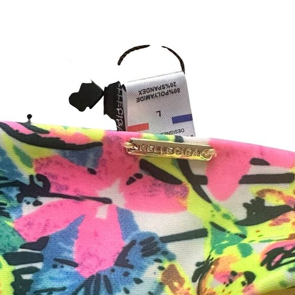 RELLECIGA Floral Brazilian Cut Strappy Bikini Bottom – LARGE NWT - Picture 13 of 13